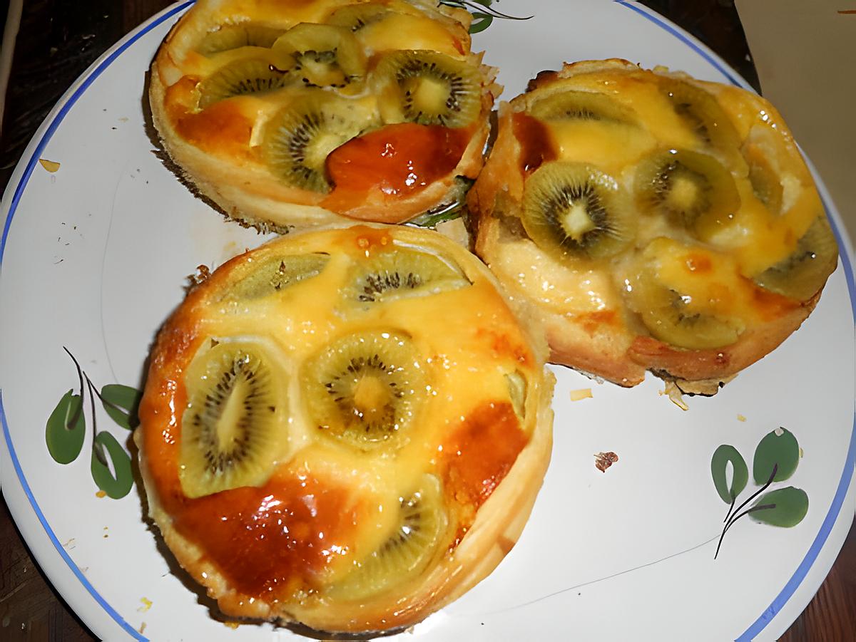 recette Tartelettes aux kiwis