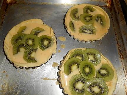 recette Tartelettes aux kiwis