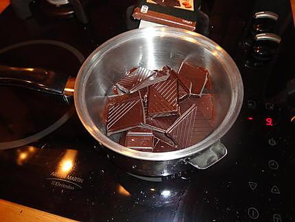 recette fondant au chocolat pour la ST VALENTIN de CHOUPY "bonne st valentin "