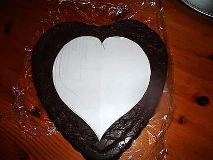 recette fondant au chocolat pour la ST VALENTIN de CHOUPY "bonne st valentin "