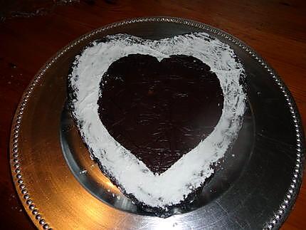 recette fondant au chocolat pour la ST VALENTIN de CHOUPY "bonne st valentin "