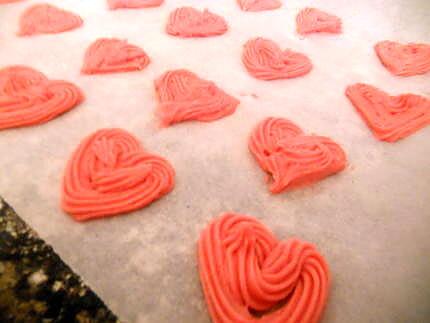 recette Sucette whoopie pie coeur rose saint valentin coeur chocolat blanc