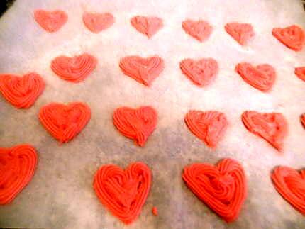 recette Sucette whoopie pie coeur rose saint valentin coeur chocolat blanc