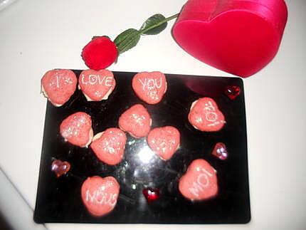 recette Sucette whoopie pie coeur rose saint valentin coeur chocolat blanc