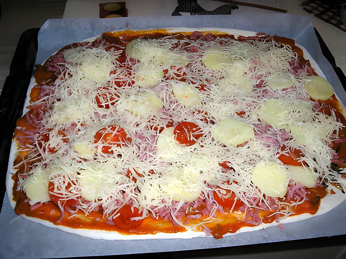 recette pizza   cathou