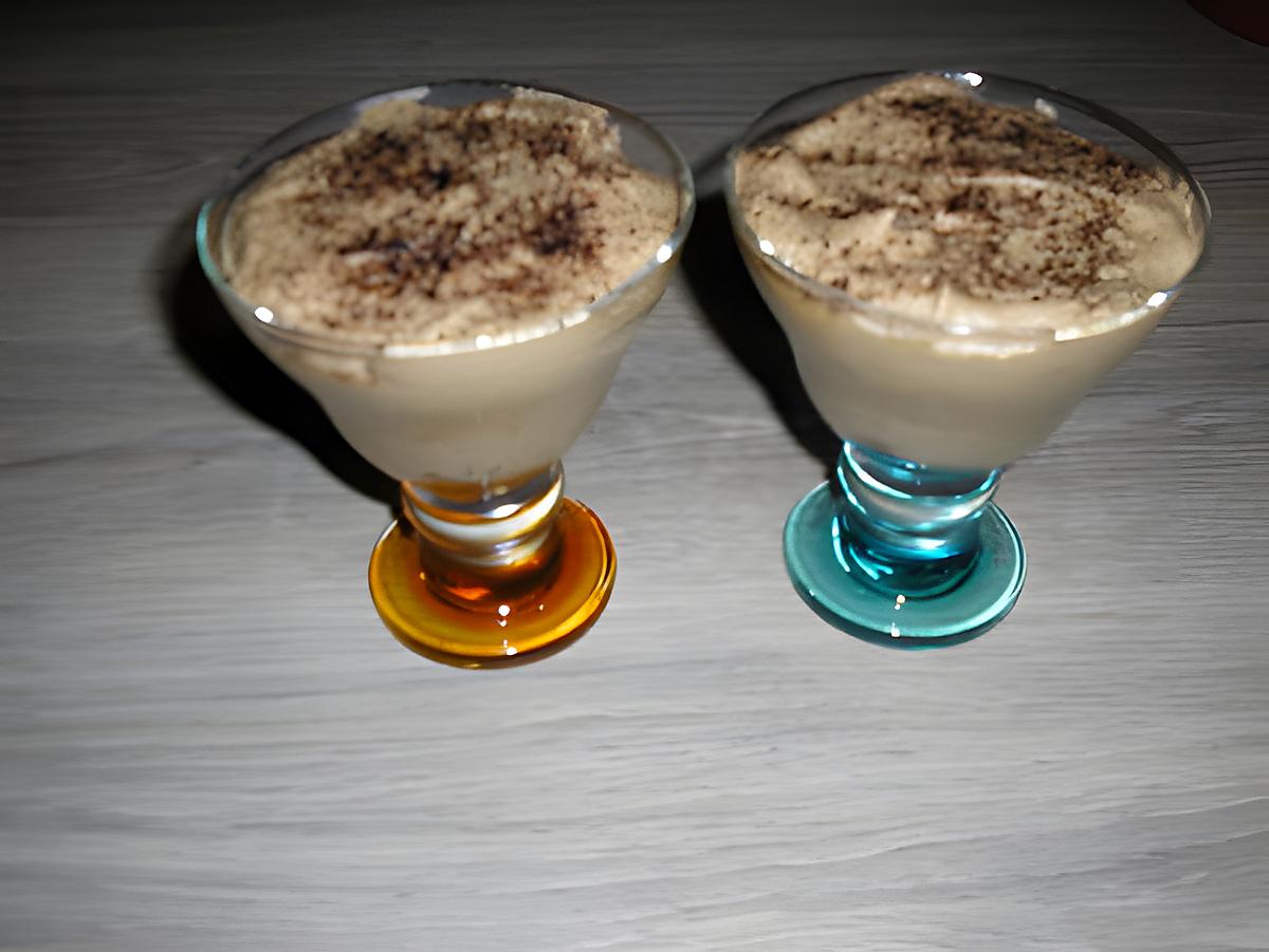 recette verrines mousse chocolat café, mascarpone