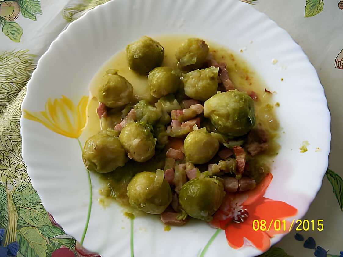 Recette de Choux de bruxelle