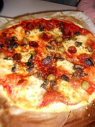 recette Pizza au chorizo