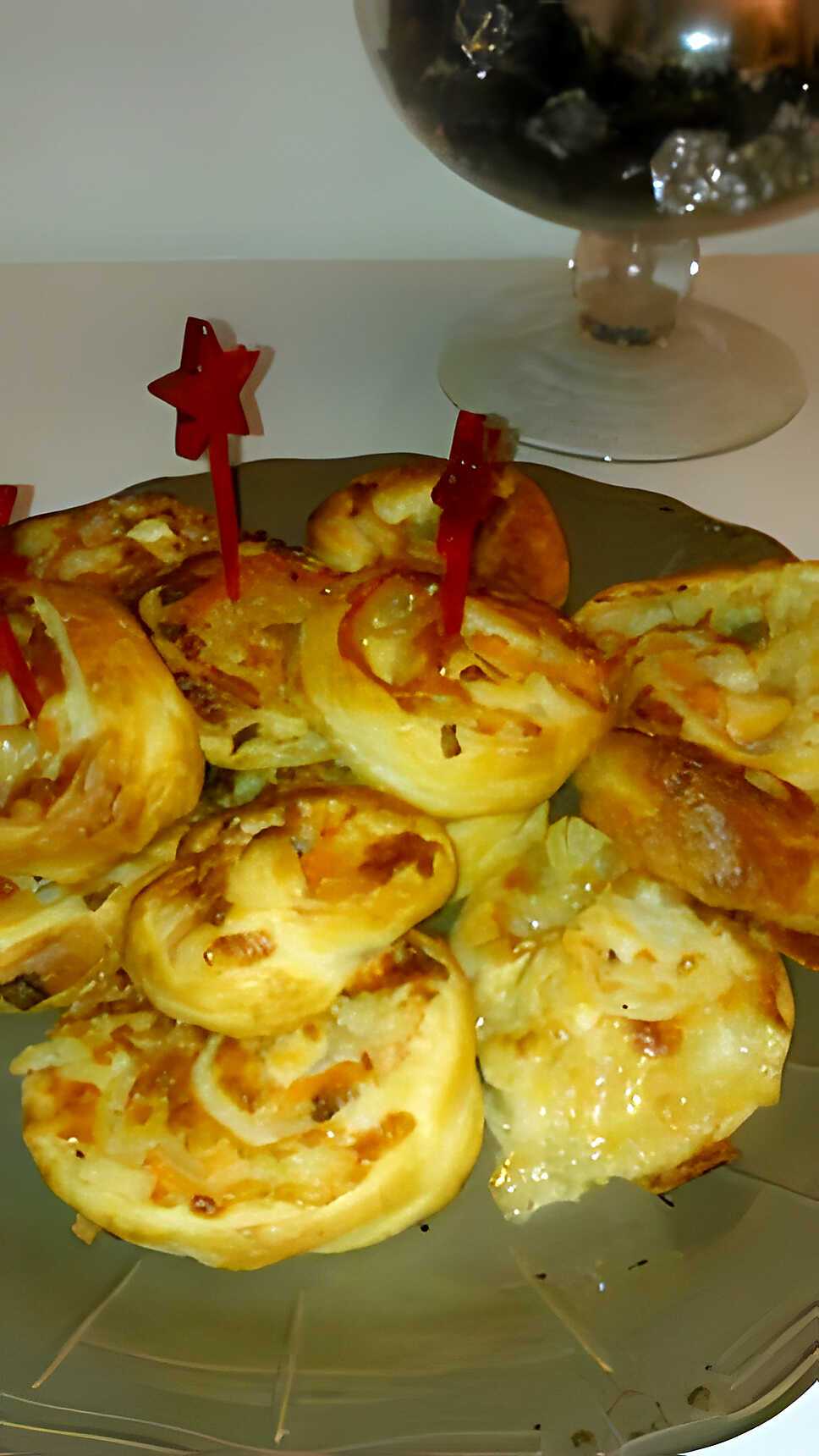 Recette de Feuilleté roulé surimi chevre