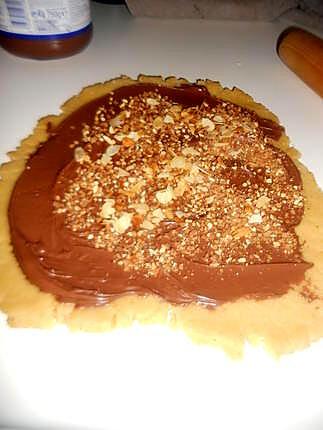 recette Tresse au Nutella pralin amande