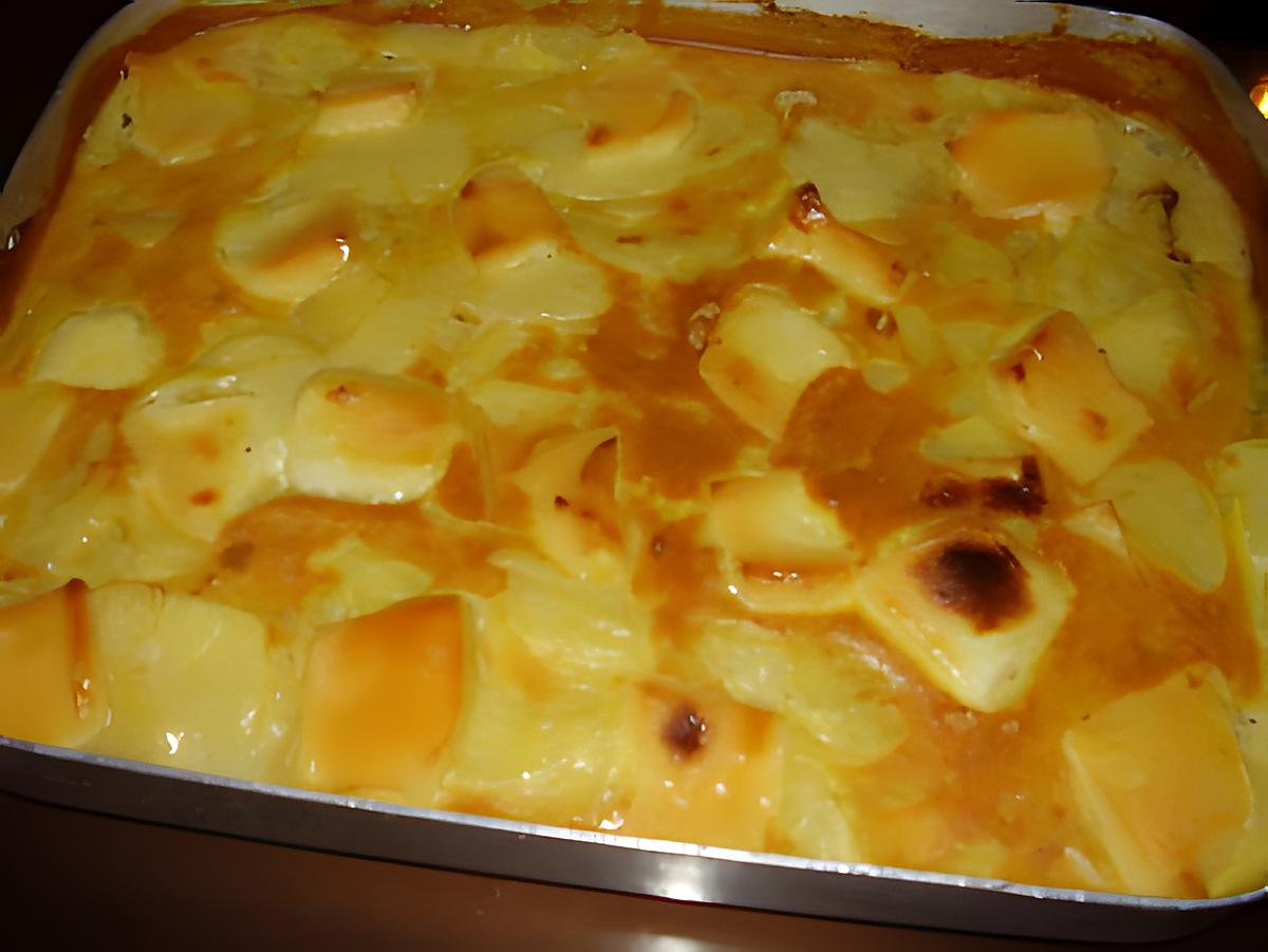 recette gratin de pommes de terre,protéines