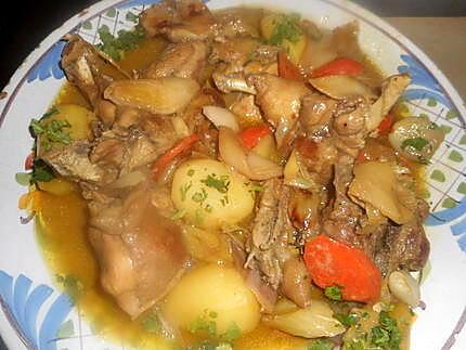 recette Coq au muscadet