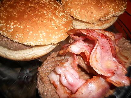 recette Bacon burger