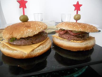 recette Bacon burger