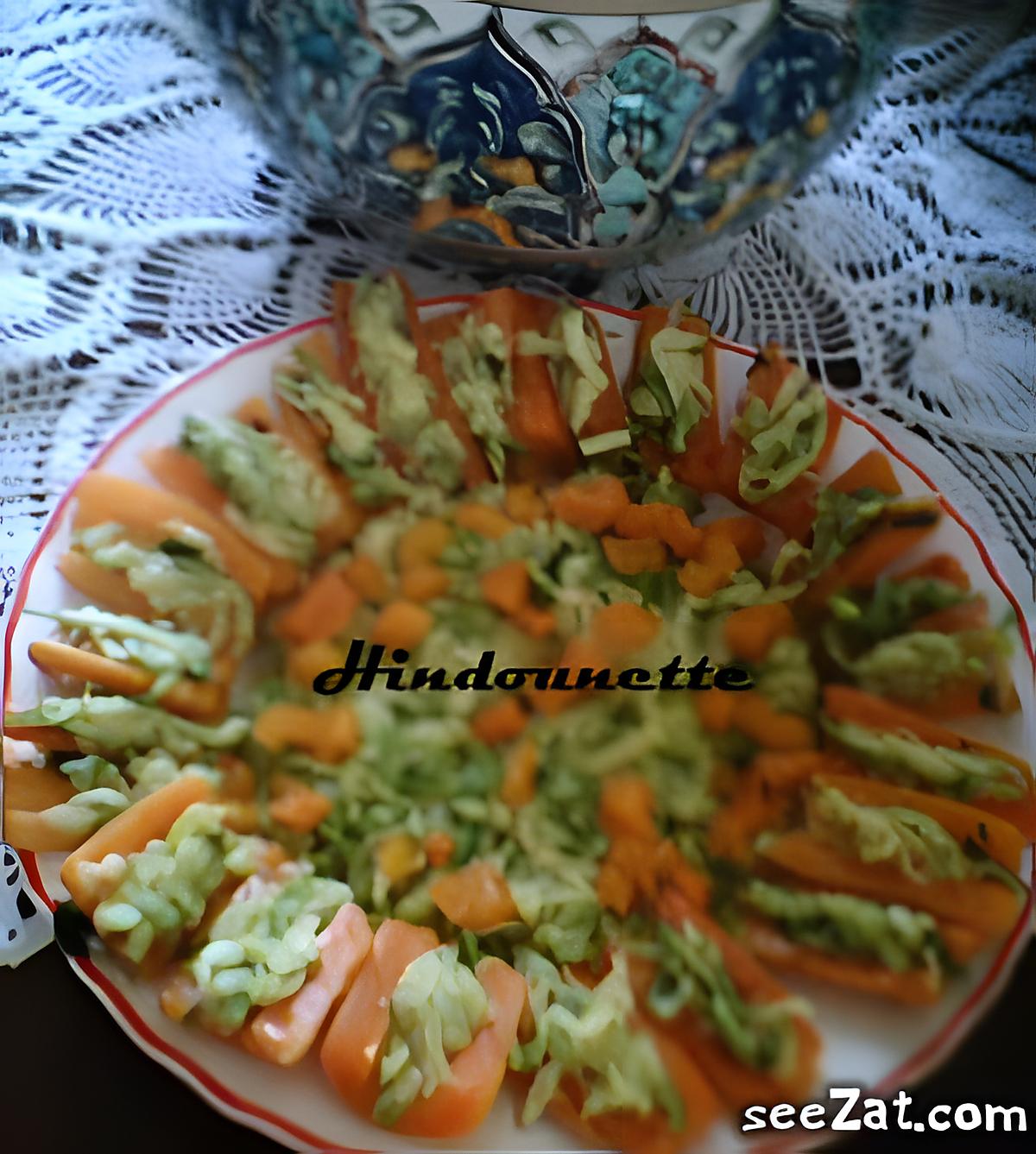 recette petit delice de carottes et cougettes