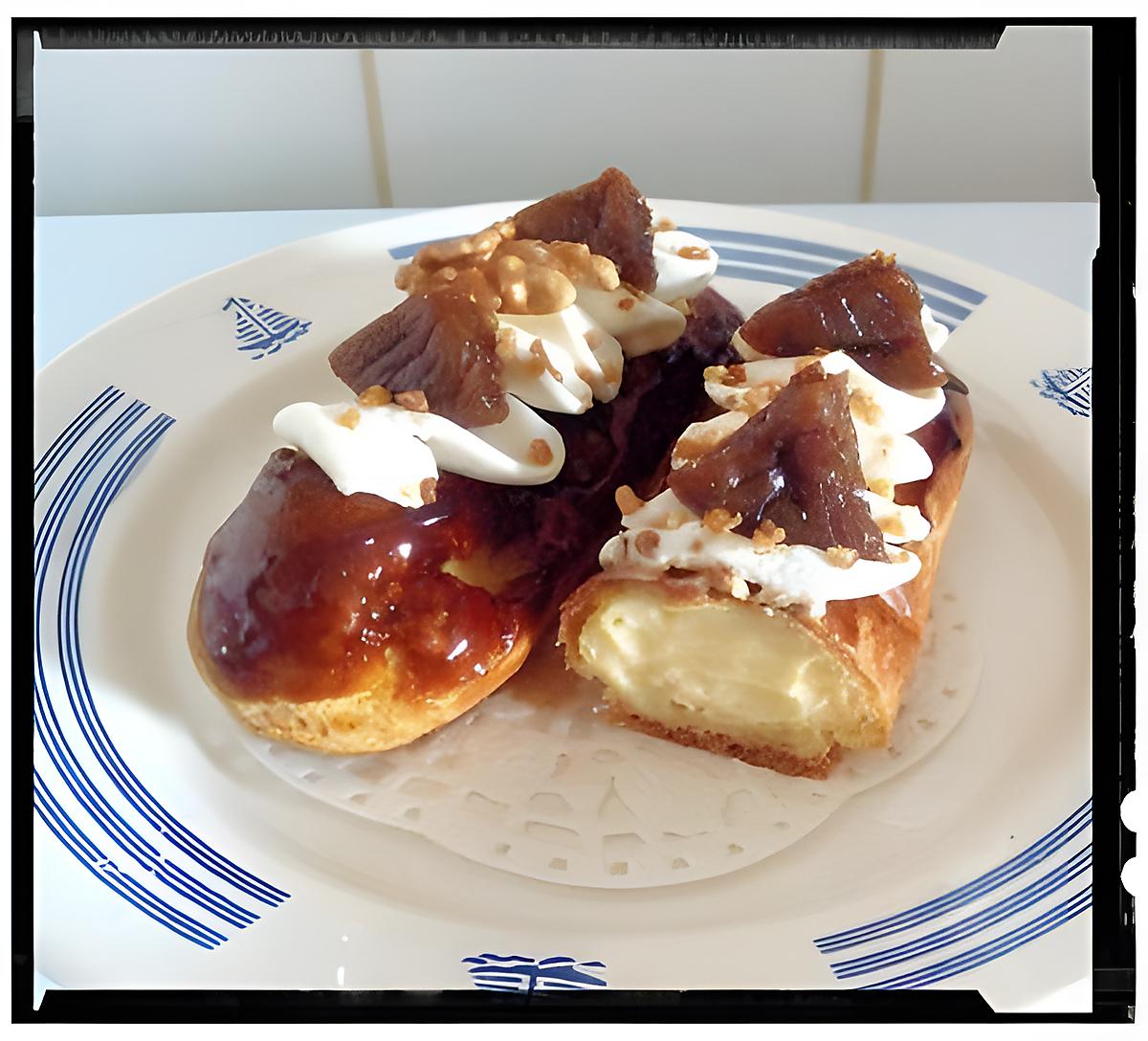 recette éclair à la fleur d'oranger