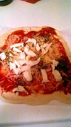recette Pizza façon gressin pour l'apéro
