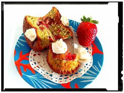 recette muffins gourmand menthe-fraise miamm