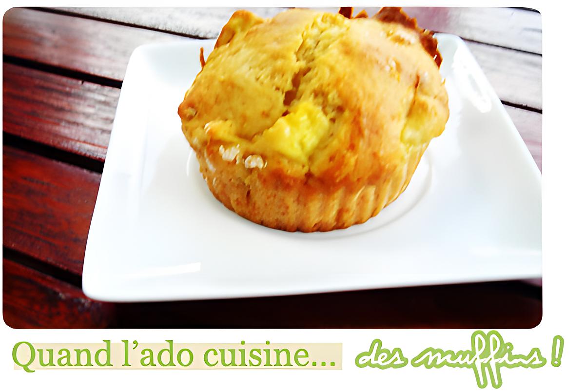 recette Énormes muffins à la pomme