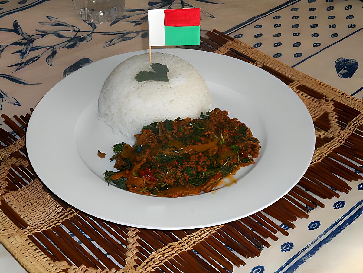 recette Haché de boeuf à la coriandre (toton-kena sy kaotimila)