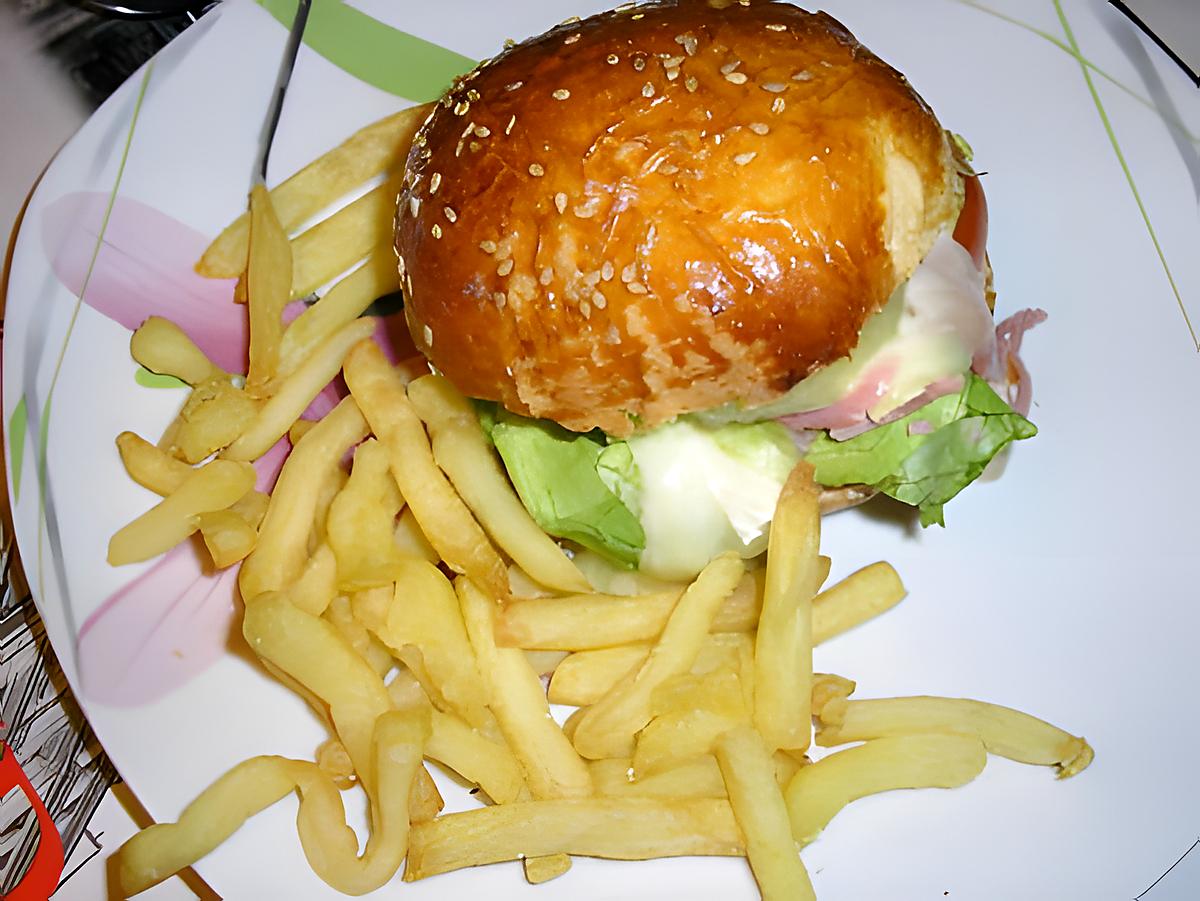 recette buns façon raclette