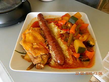 recette Couscous poulet merguez