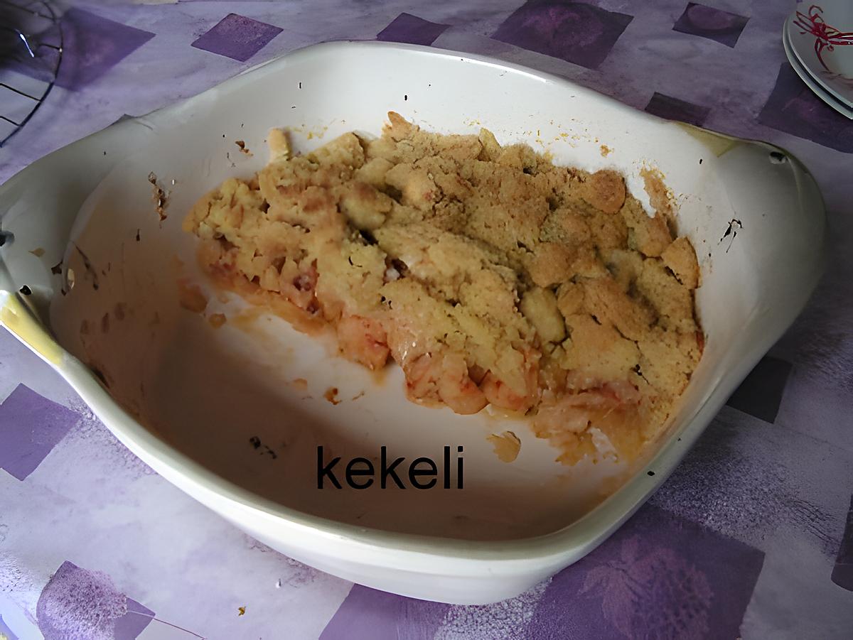 recette Crumble aux pommes