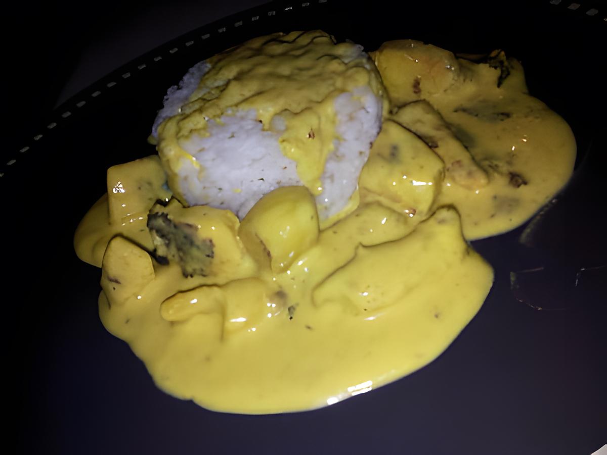 recette Seiches au lait de coco et curry