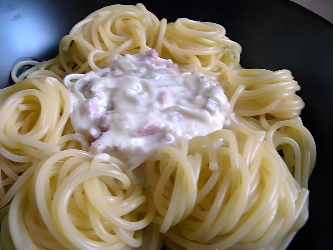 Recette de Pâtes sauce au bleu