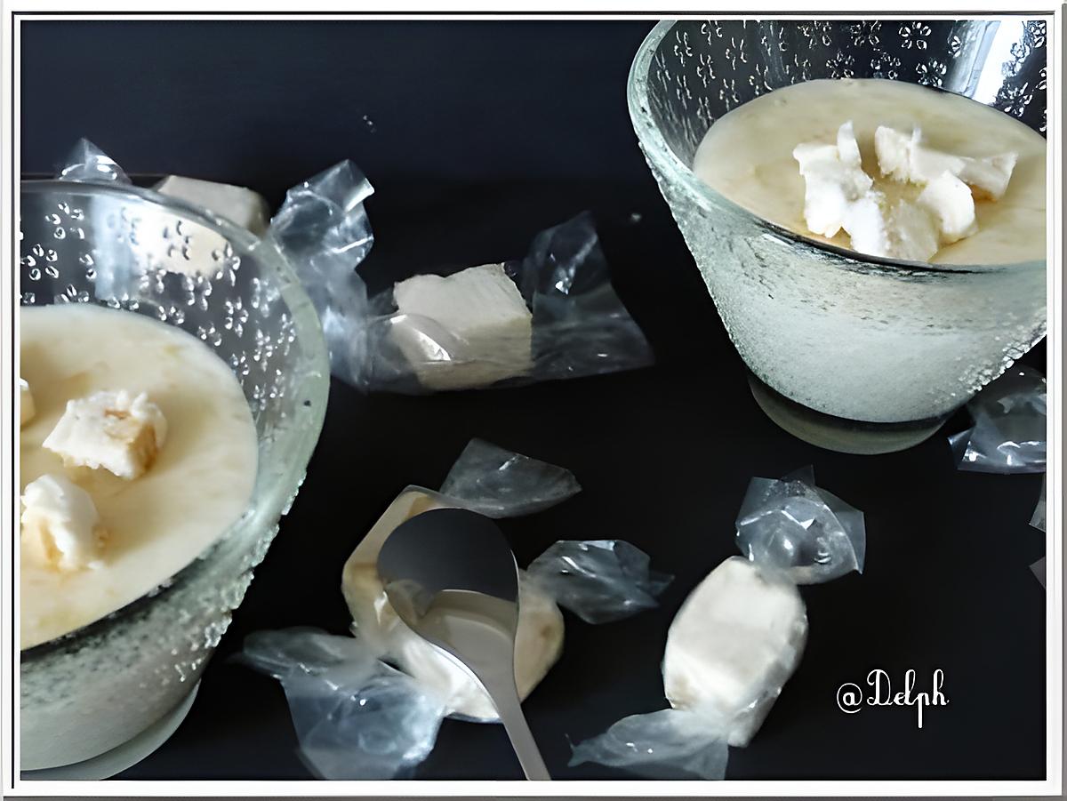 recette Riz au lait au nougat.