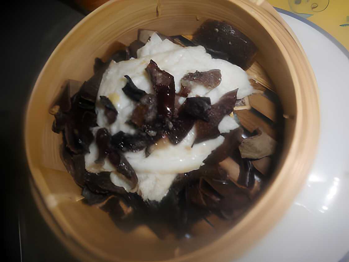 Recette de Cabillaud au gingembre et champignon noir