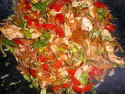 recette Wok de dinde aux pousses de soja