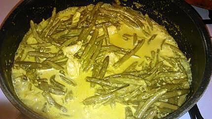 recette Haricots vert au curry