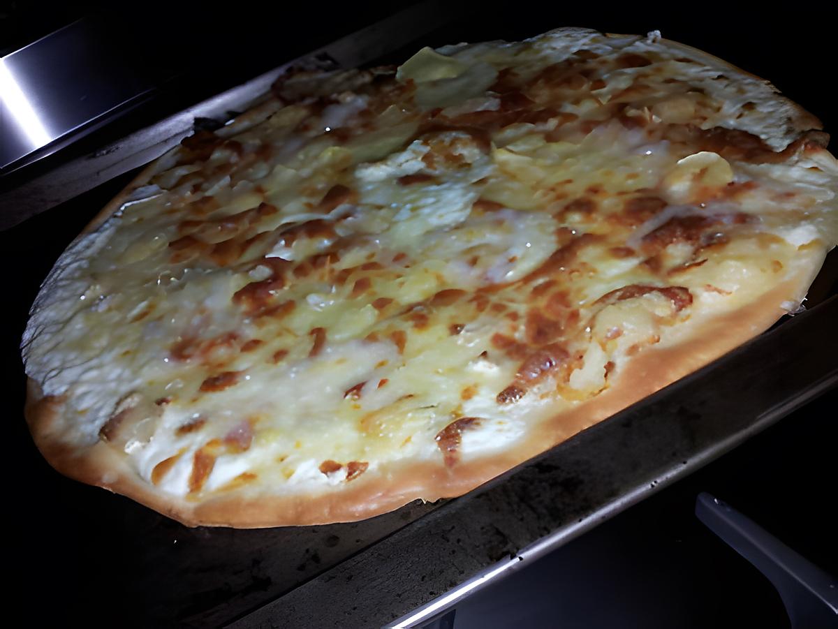 recette Pizza aux 4 fromages