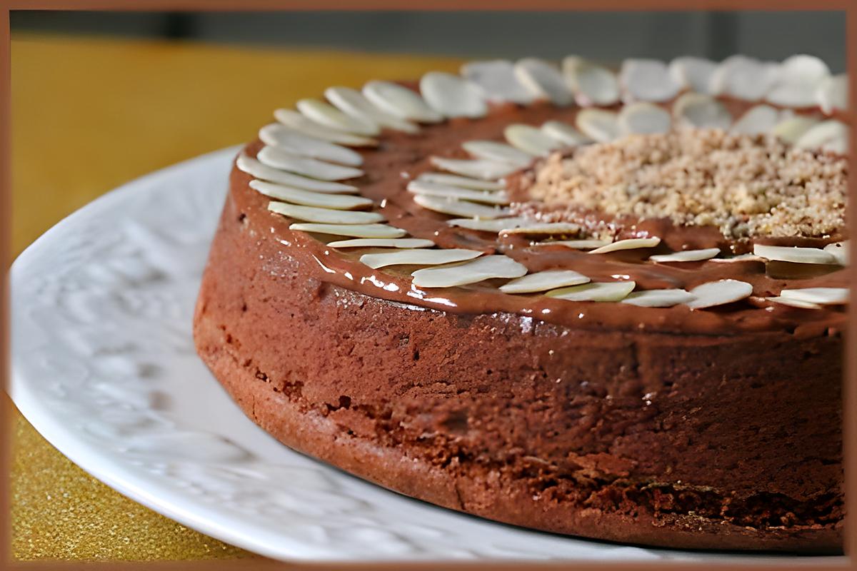 recette La reine de Saba...un délice de chocolat et d'amande.