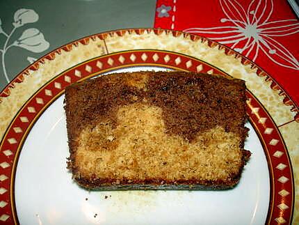 recette Cake marbré nutella et spéculoos