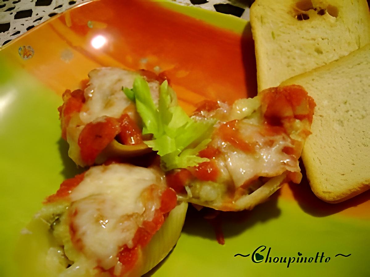 recette ~Coquilles géantes farcies~ 