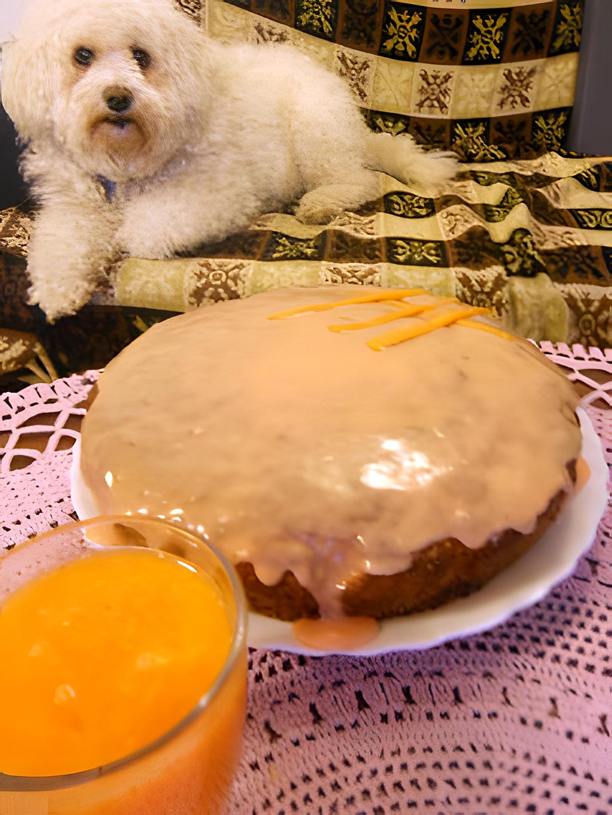 recette GÂTEAU A L'ORANGE DE BOUKA