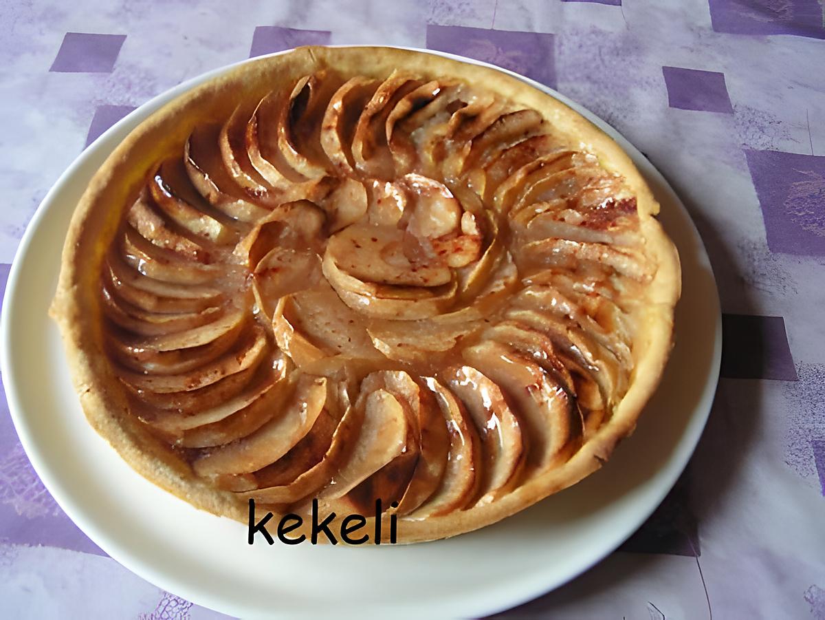 recette Tarte aux pommes et à la cannelle