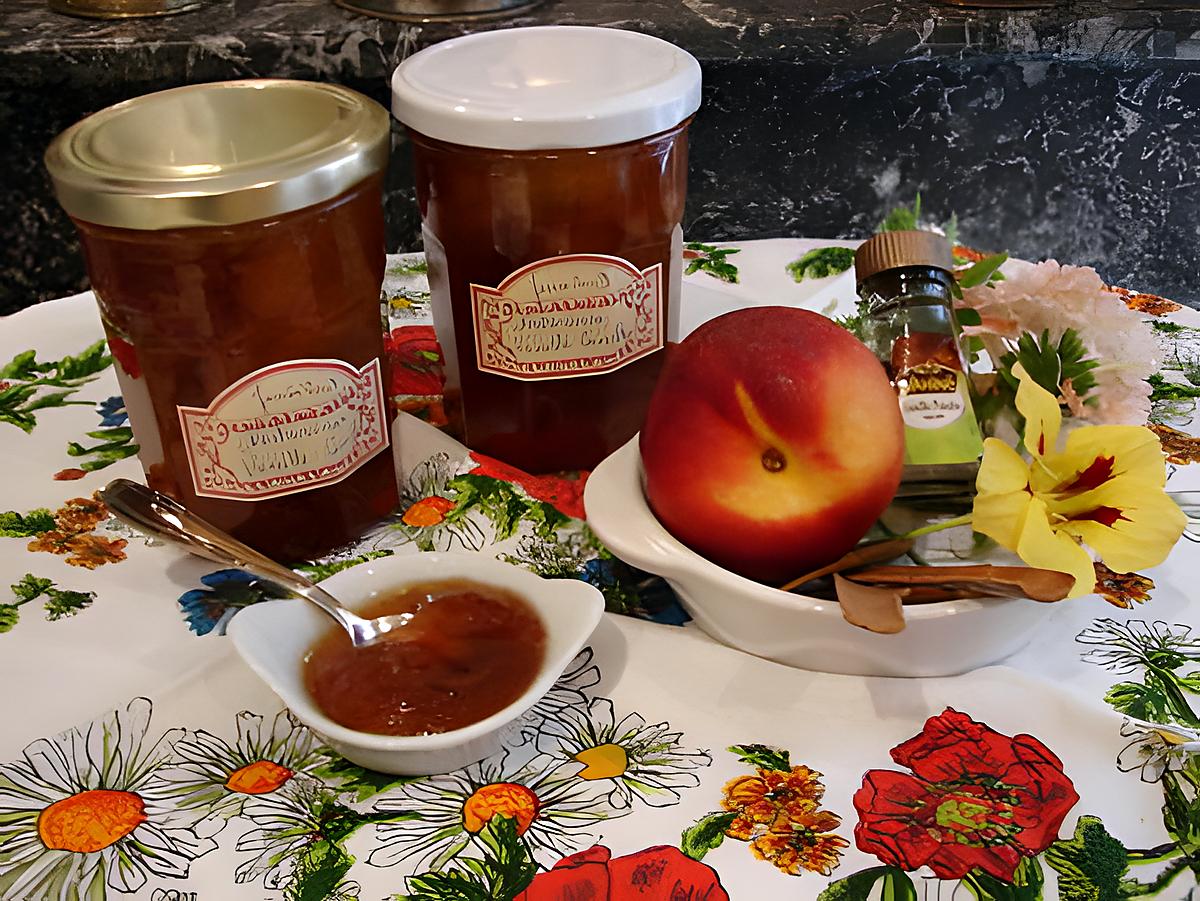 recette Confiture de Nectarines , Vanille & Canelle