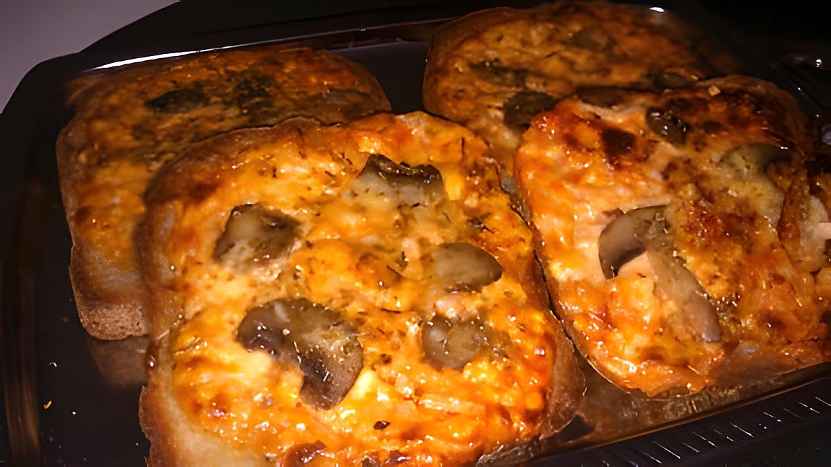 recette Tartines gratinées