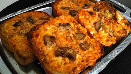 recette Tartines gratinées