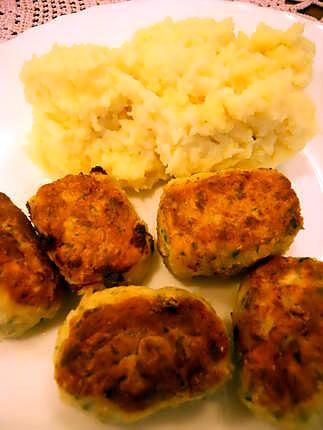 recette CROQUETTES AU POISSON