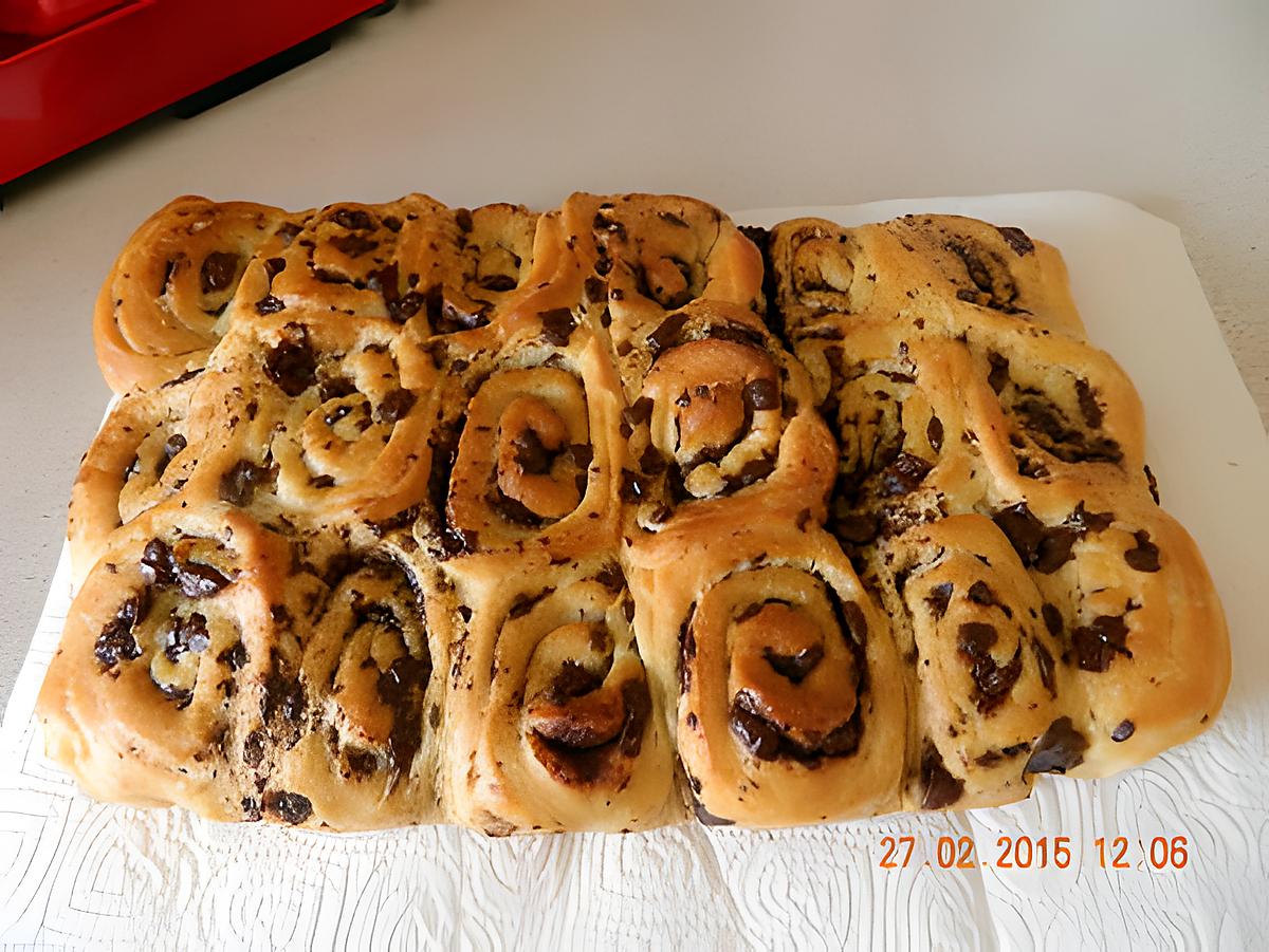 recette Brioche aux pépites de chocolat