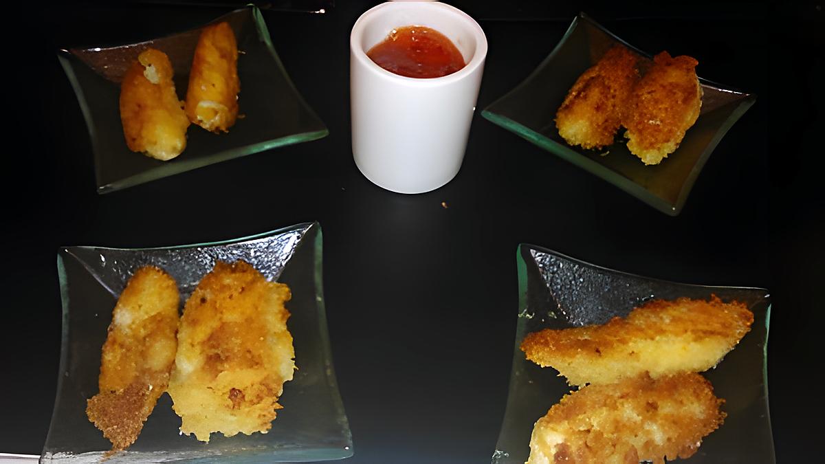 recette Bâtonnet de Mozzarella pané frit