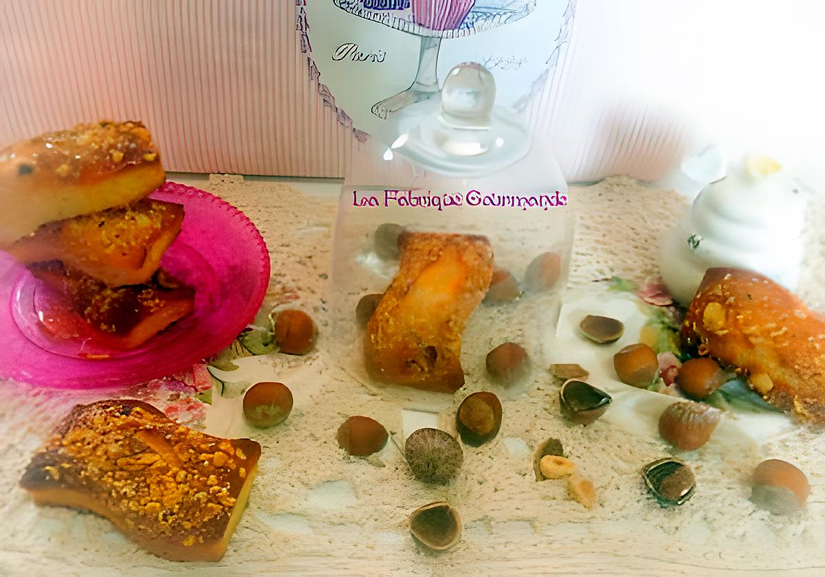 recette Financiers Noisettes Fleur d'Oranger Miel de Christophe Michalak