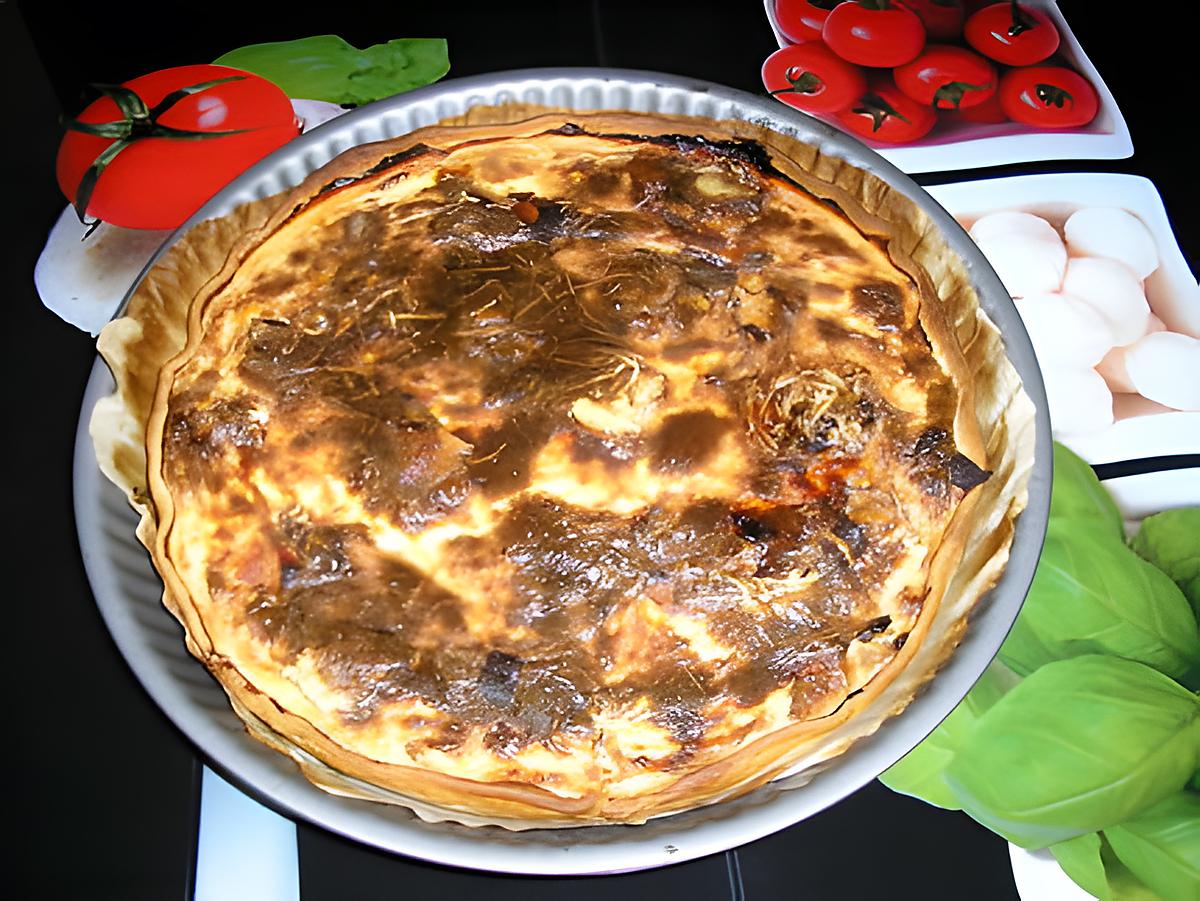 recette tarte miel, cammembert