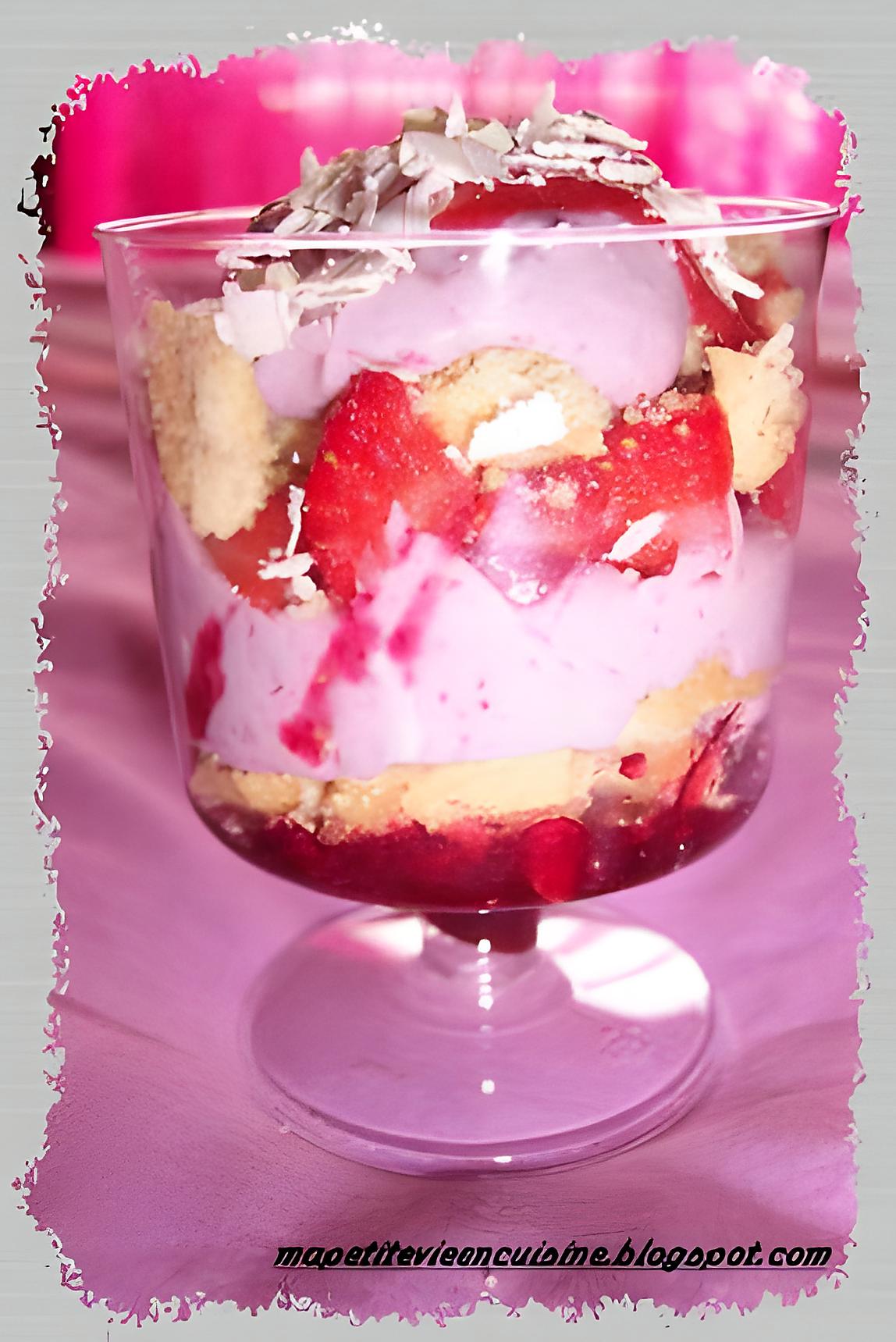 recette LA verrine rouge