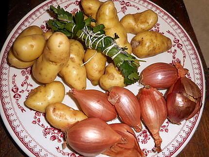 recette Rouelles de veau aux rates et échalotes