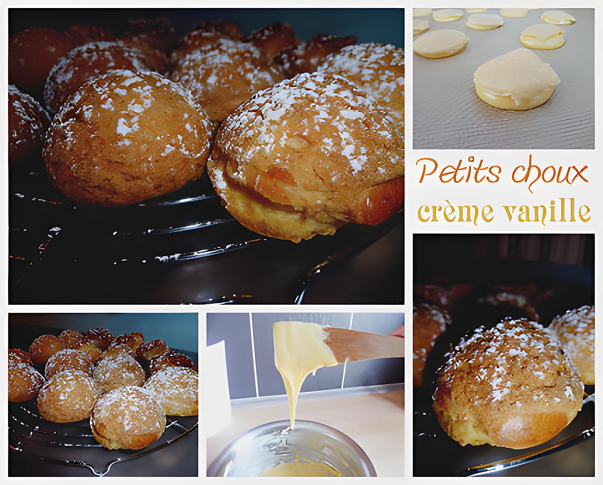 recette Petits choux à la crème vanille